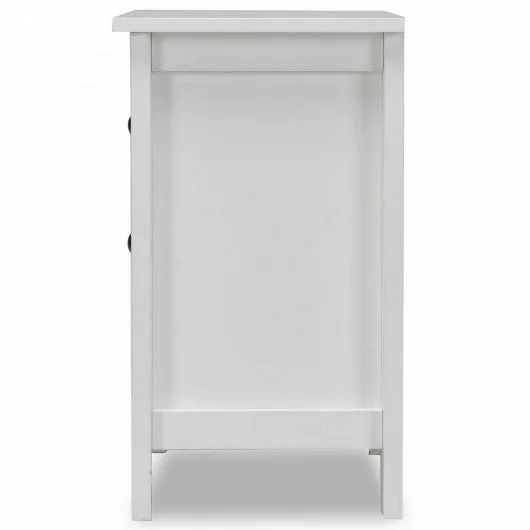 2 pcs Nightstand End Beside Table Drawers