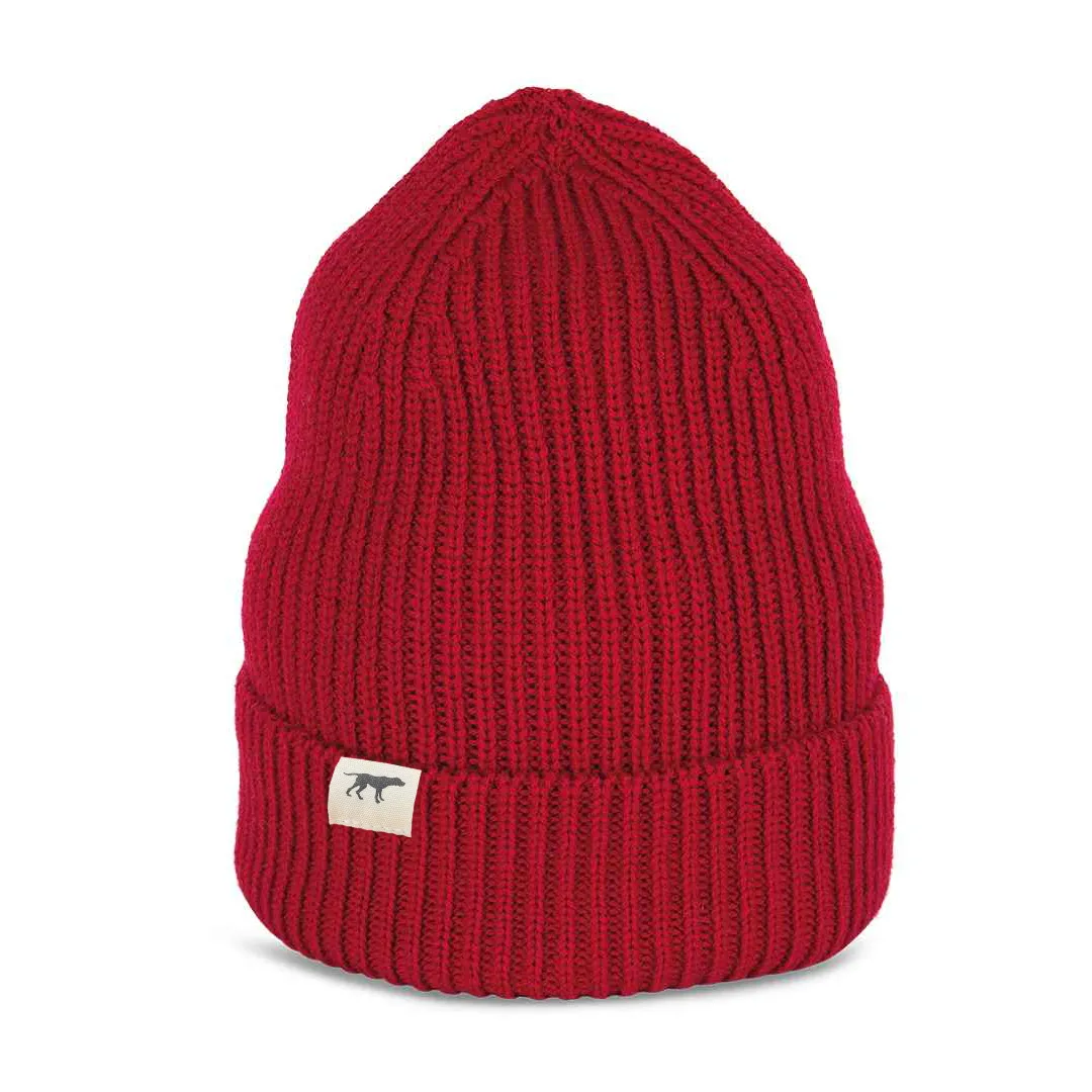 Black Hound Merino Wool Beanie