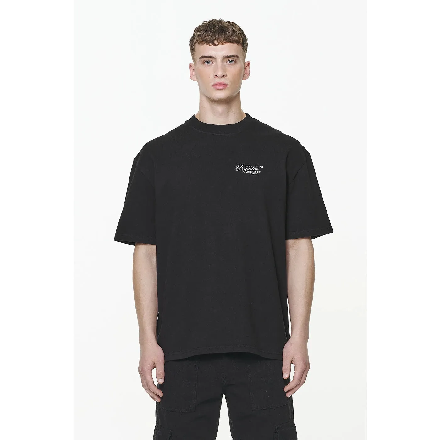 Built To Last Oversized Black Tshirt