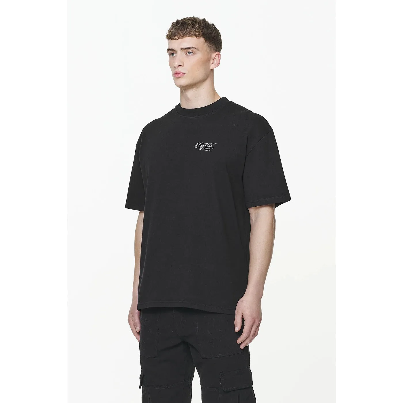 Built To Last Oversized Black Tshirt