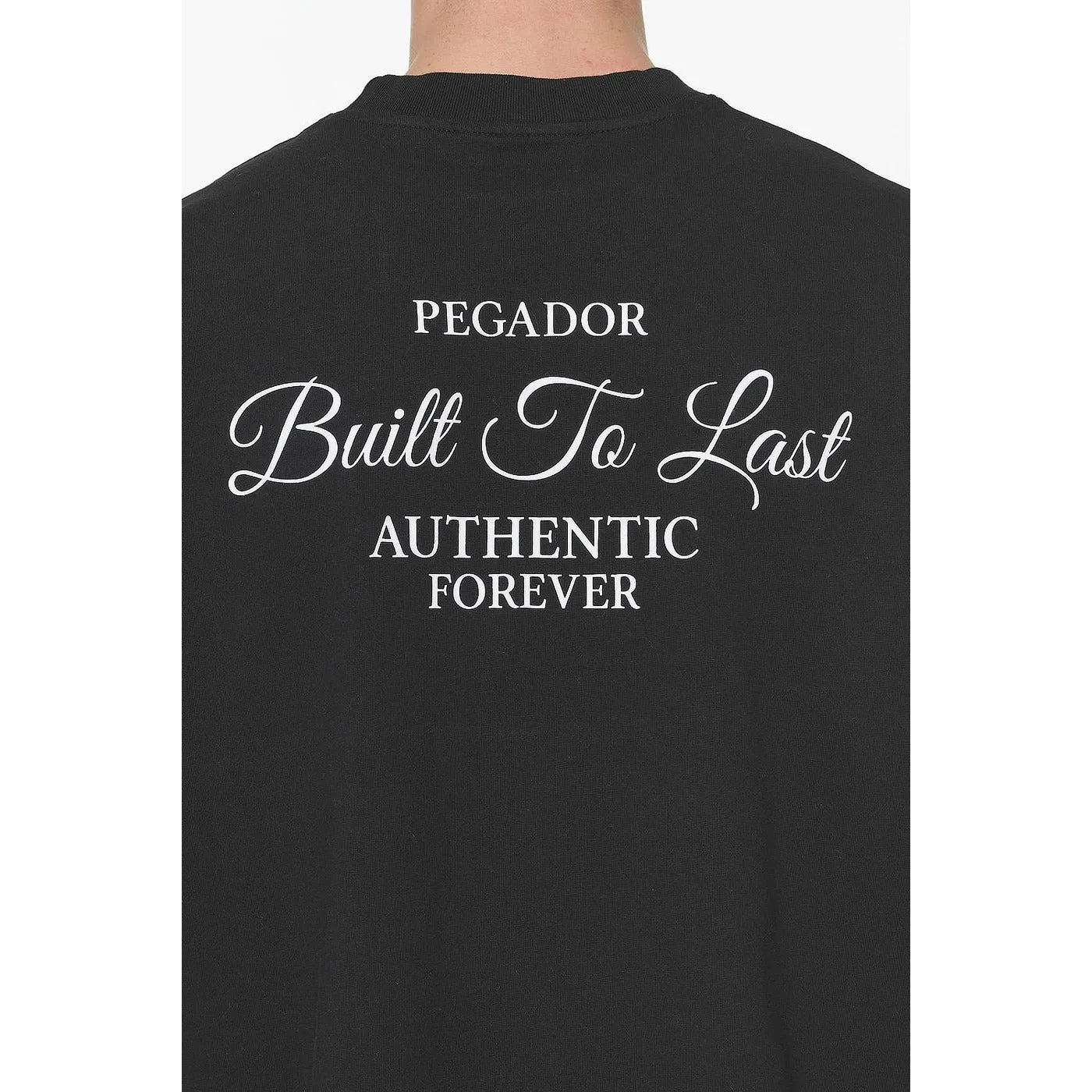 Built To Last Oversized Black Tshirt
