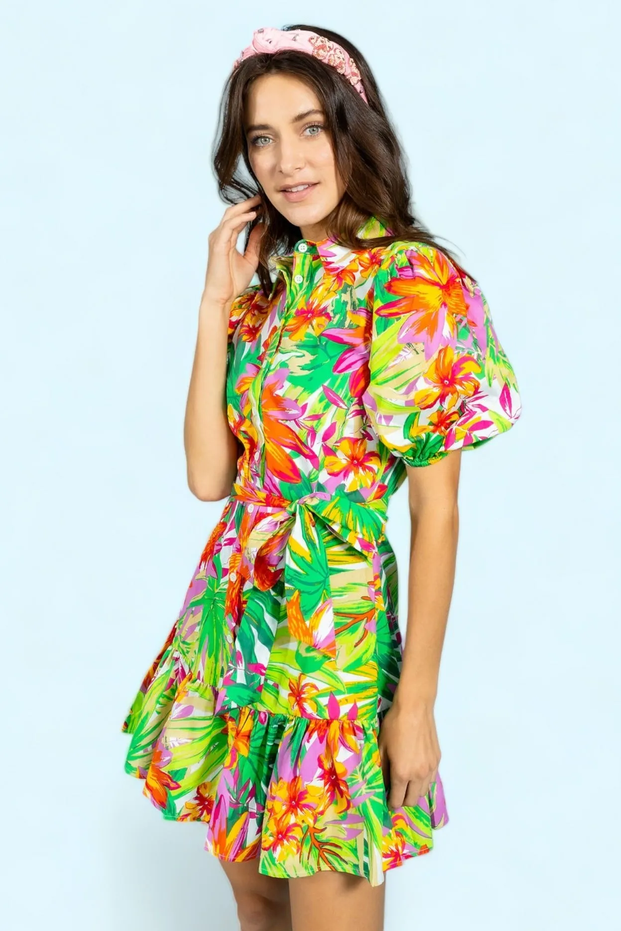 Chase Your Own Sunshine Poplin Mini Dress