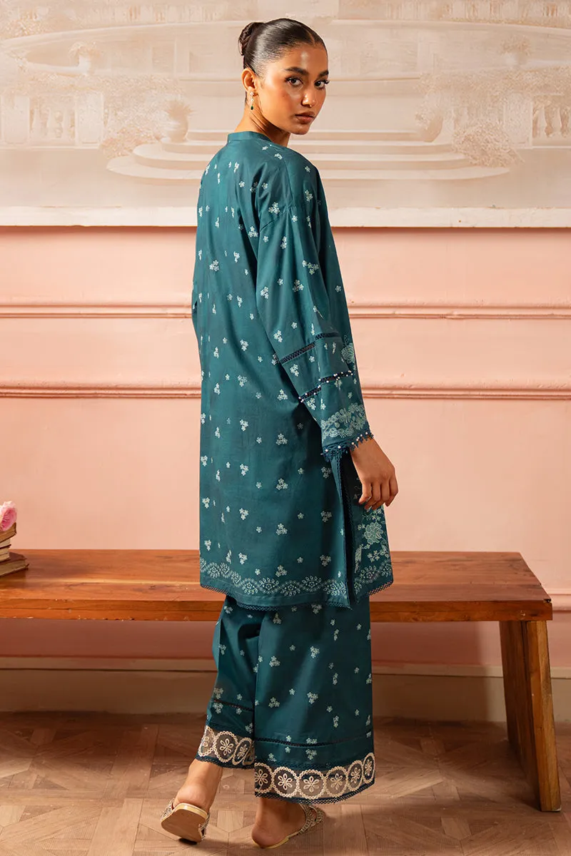 Cross Stitch Seher Cambric – Garden Charm-2 Piece Printed Suit