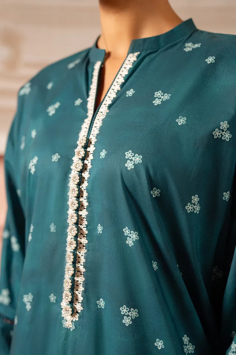 Cross Stitch Seher Cambric – Garden Charm-2 Piece Printed Suit