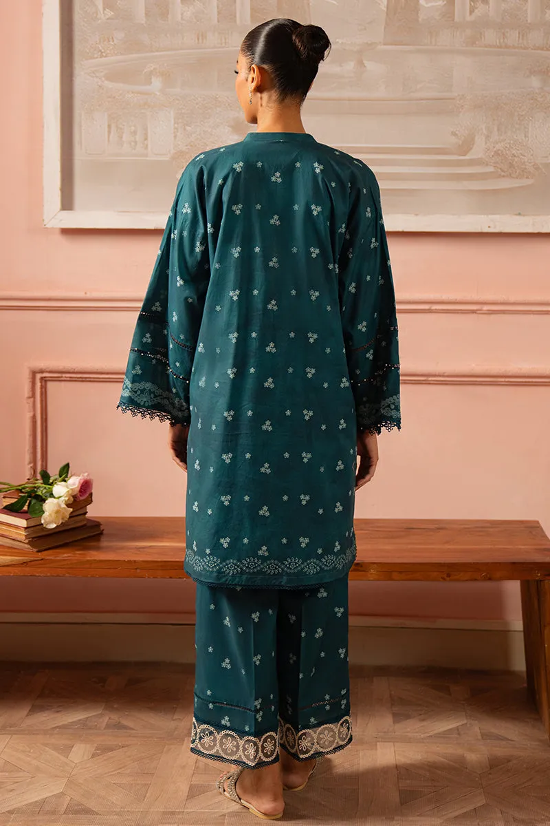 Cross Stitch Seher Cambric – Garden Charm-2 Piece Printed Suit