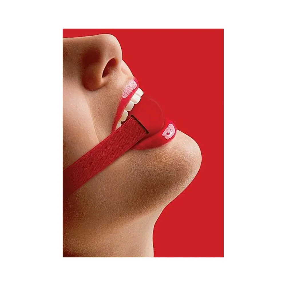 Elastic Ball Gag - Red