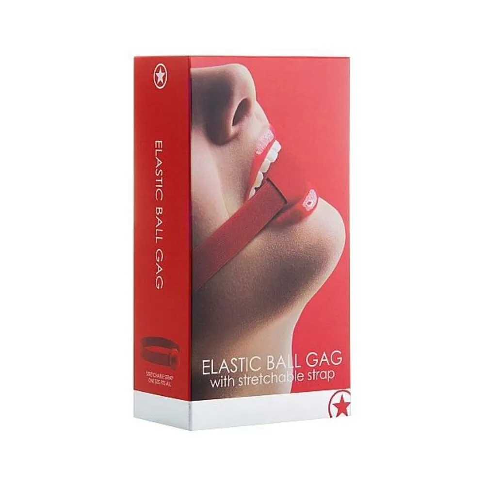 Elastic Ball Gag - Red