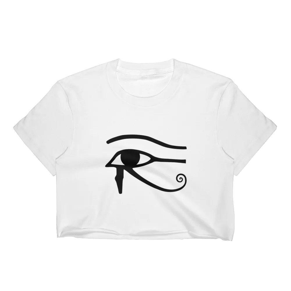 Eye of Horus Ladies Crop Top