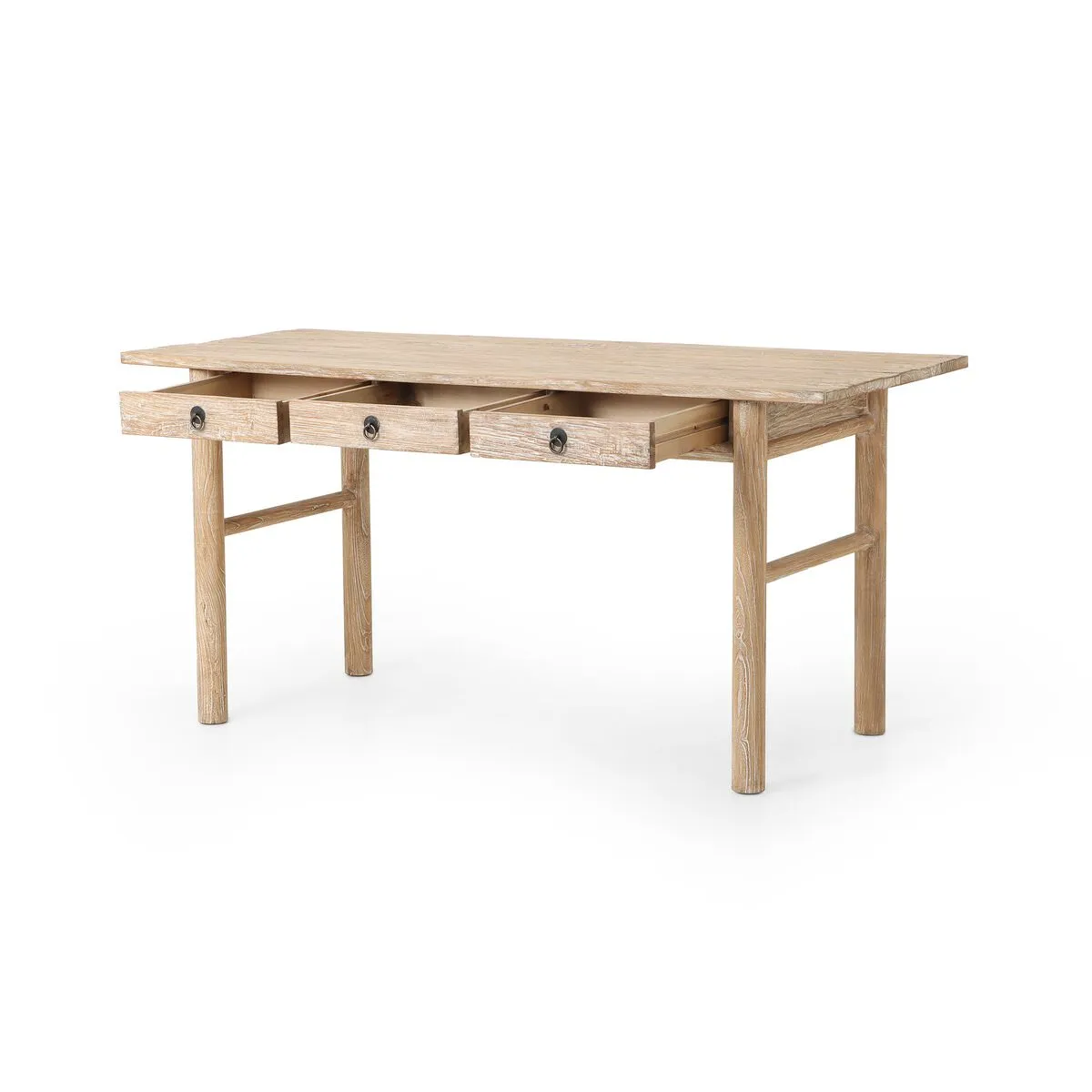 Four Hands Griffith Desk in Whitewash