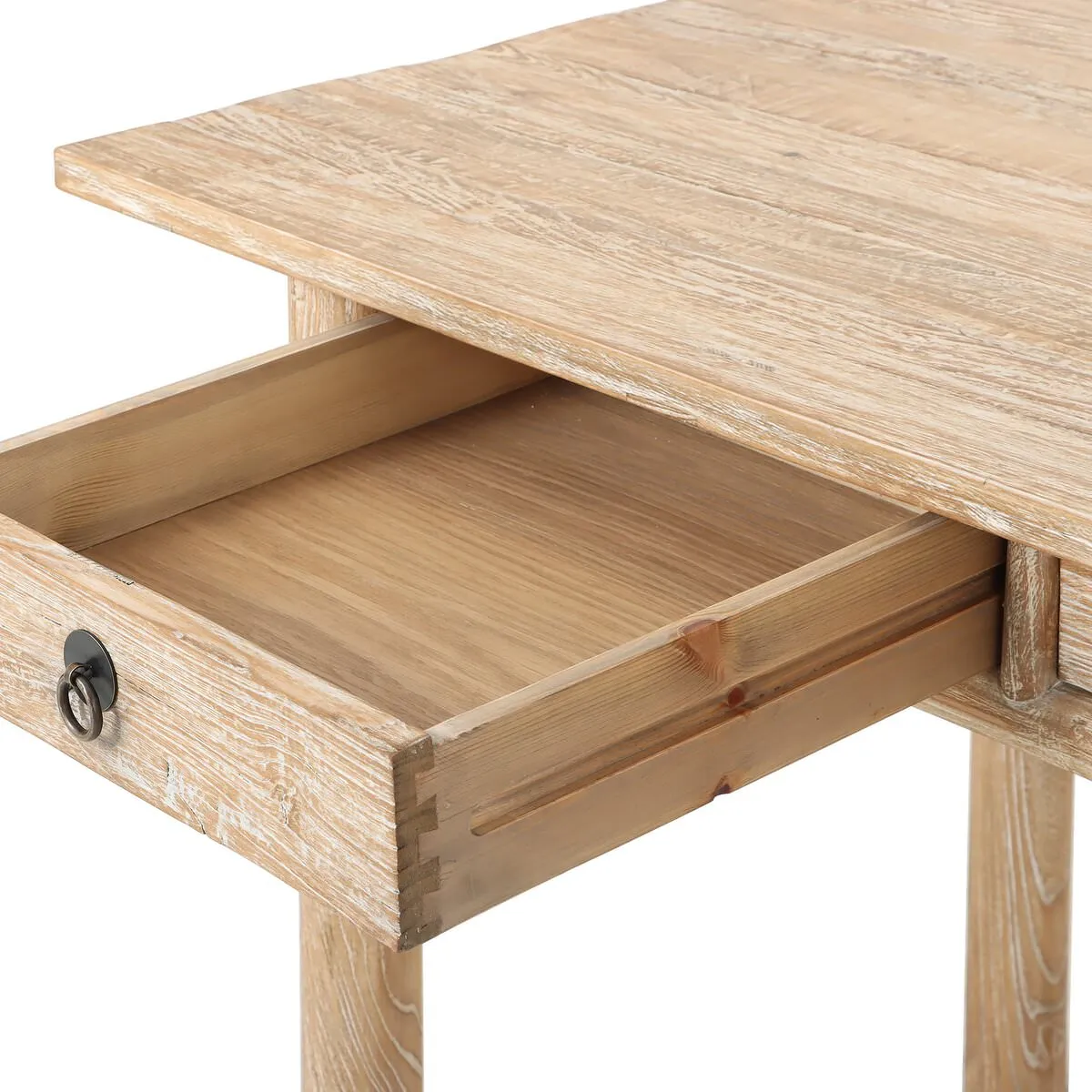 Four Hands Griffith Desk in Whitewash