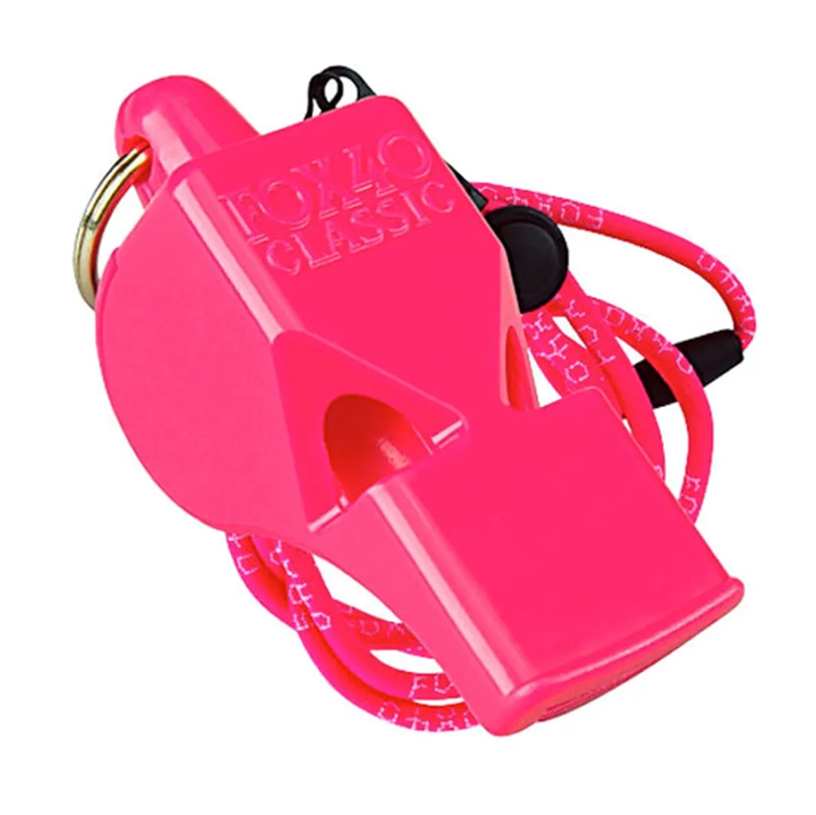 Fox 40 Pink Pearl Whistle with Pink Lanyard