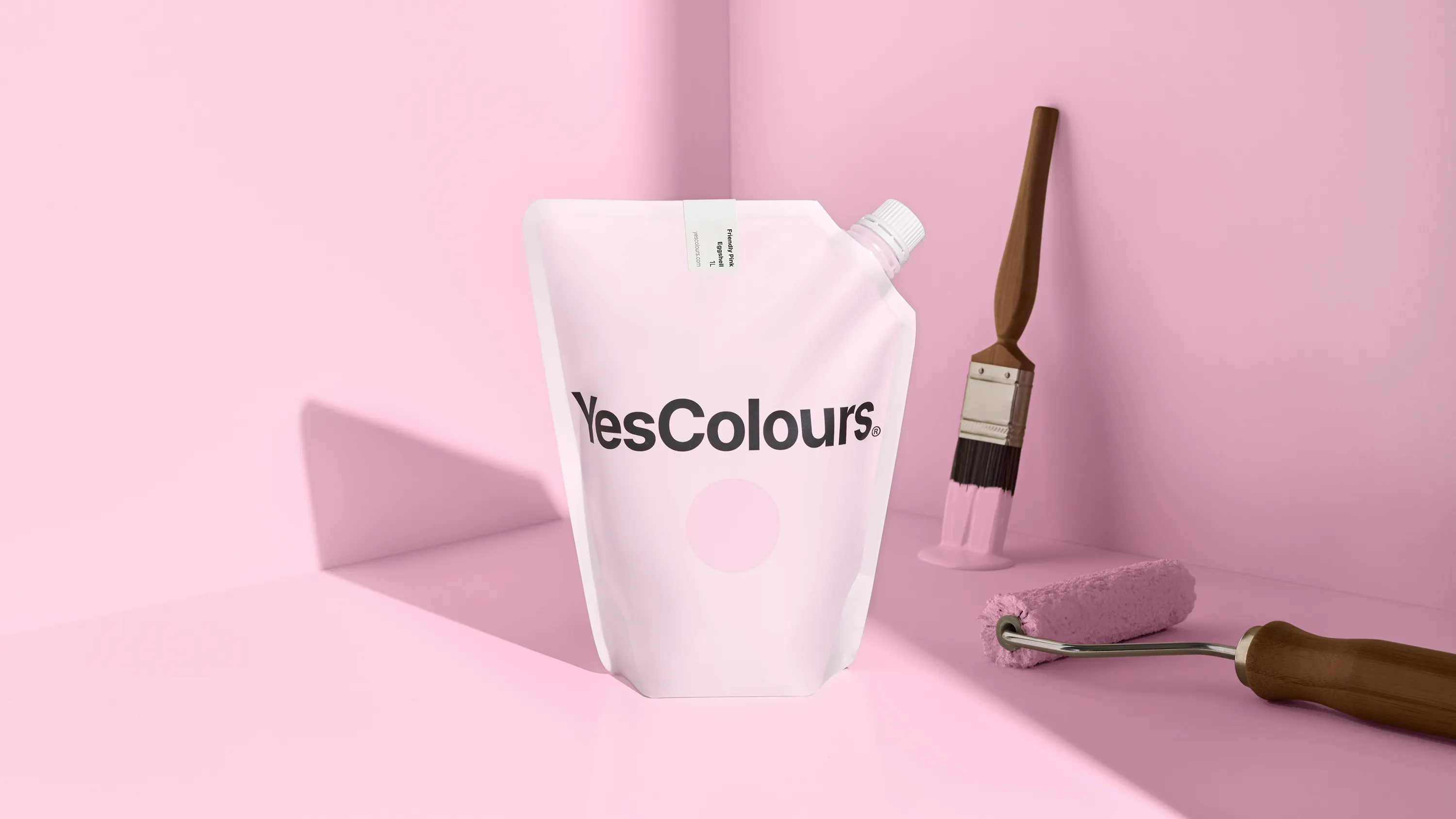 Friendly Pink eggshell paint