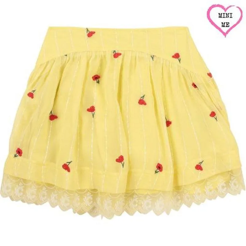 Girls Lemon Poppy Skirt