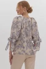 Holly Blue Floral Top