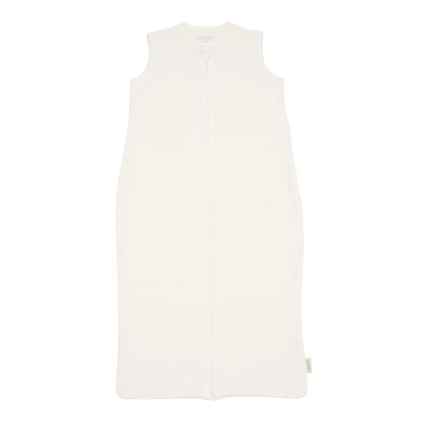 Little Dutch Sleeping bag Summer Cotton 90cm | Pure Soft White