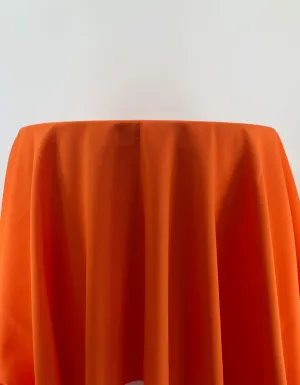 Patio Pumpkin Polyester Tablecloth 90" Round