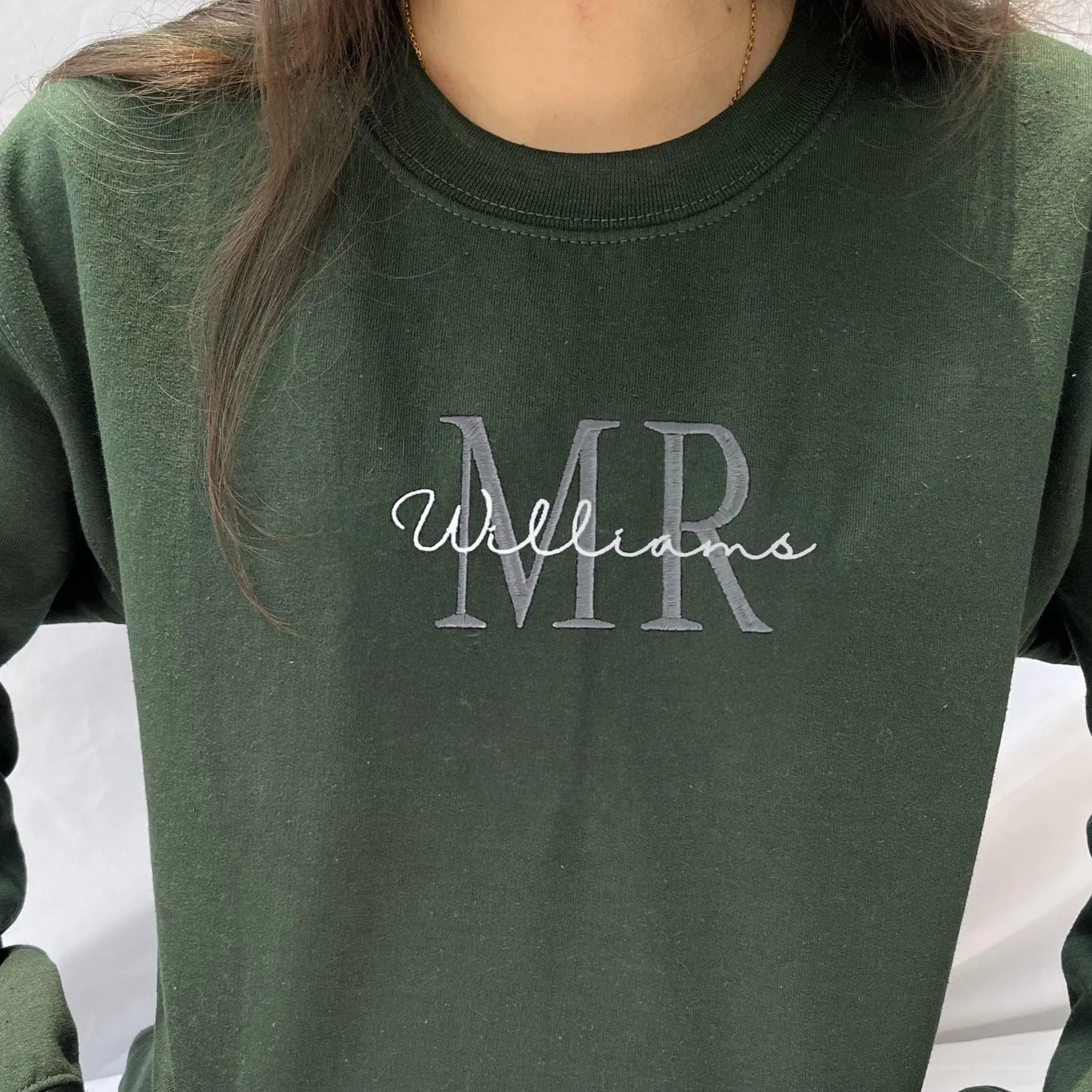 Personalized Unique Bridal Shower Gifts for Him and Her with Mr Mrs Sweatshirt