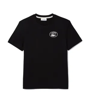 Regular Fit Signature Print T-Shirt Black