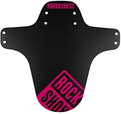 Rock Shox Mountain Bike Fender (Black/Neon Pink)