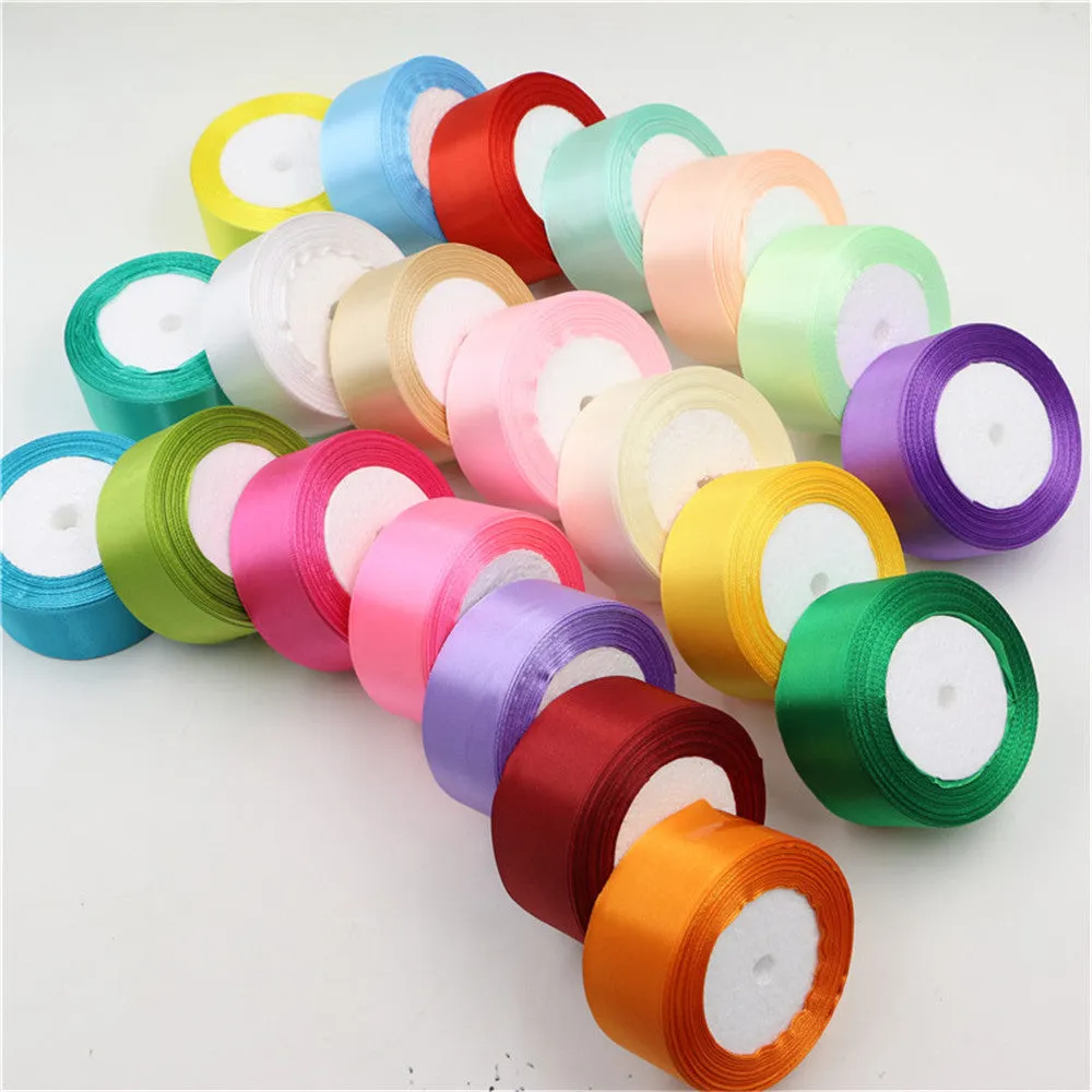 silk satin ribbon 40mm 22 Meters wedding party festive event decoration crafts gifts wrapping apparel sewing fabric supplies