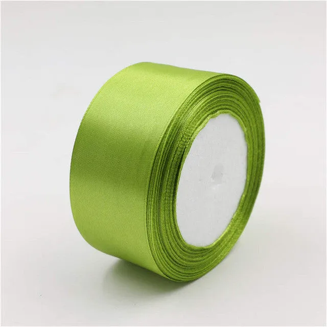silk satin ribbon 40mm 22 Meters wedding party festive event decoration crafts gifts wrapping apparel sewing fabric supplies
