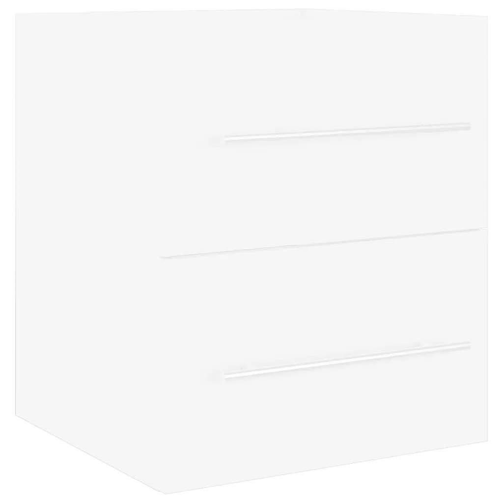 Sink Cabinet White 41x38.5x48 cm Engineered Wood