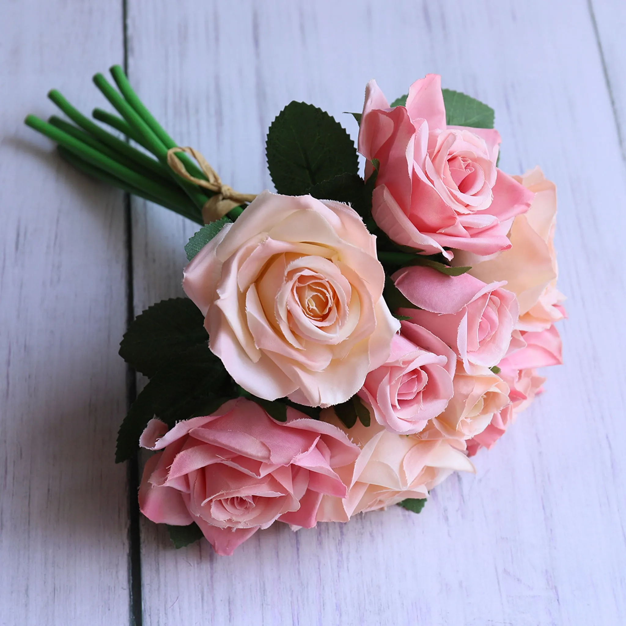 Small Artificial Flower Bouquet for Home Decor DIY Wedding Flowers