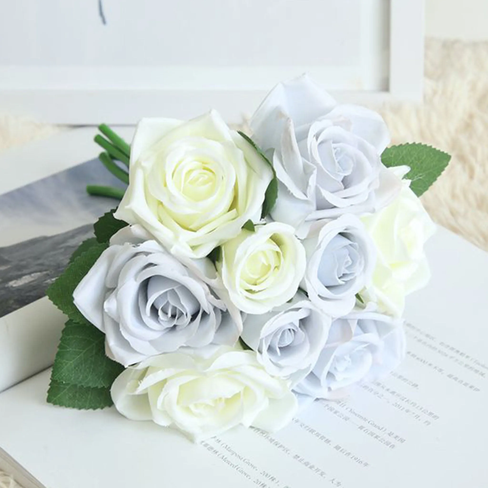 Small Artificial Flower Bouquet for Home Decor DIY Wedding Flowers