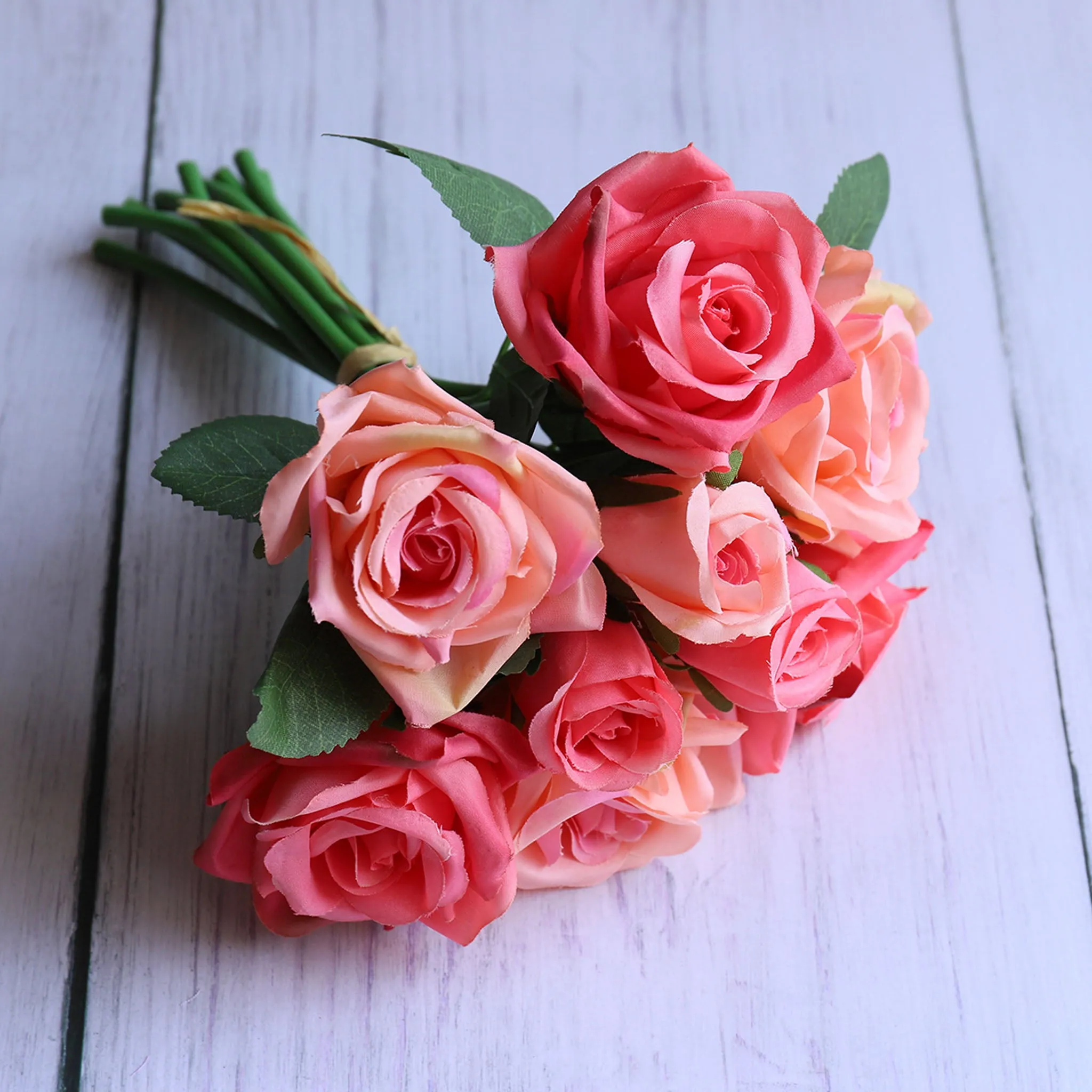 Small Artificial Flower Bouquet for Home Decor DIY Wedding Flowers