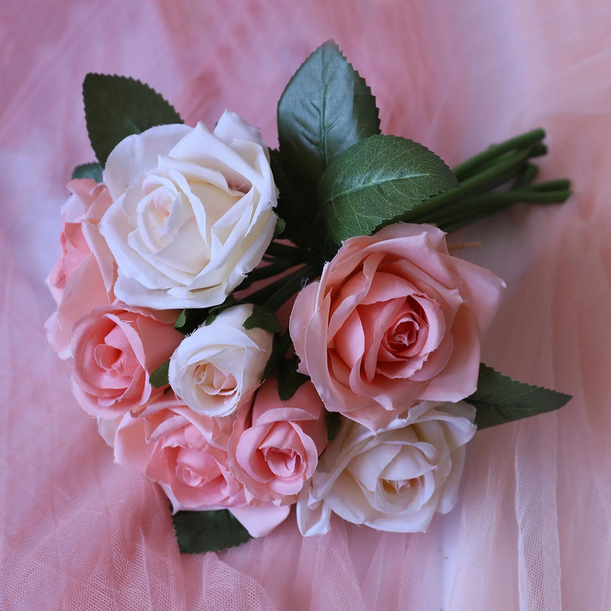 Small Artificial Flower Bouquet for Home Decor DIY Wedding Flowers