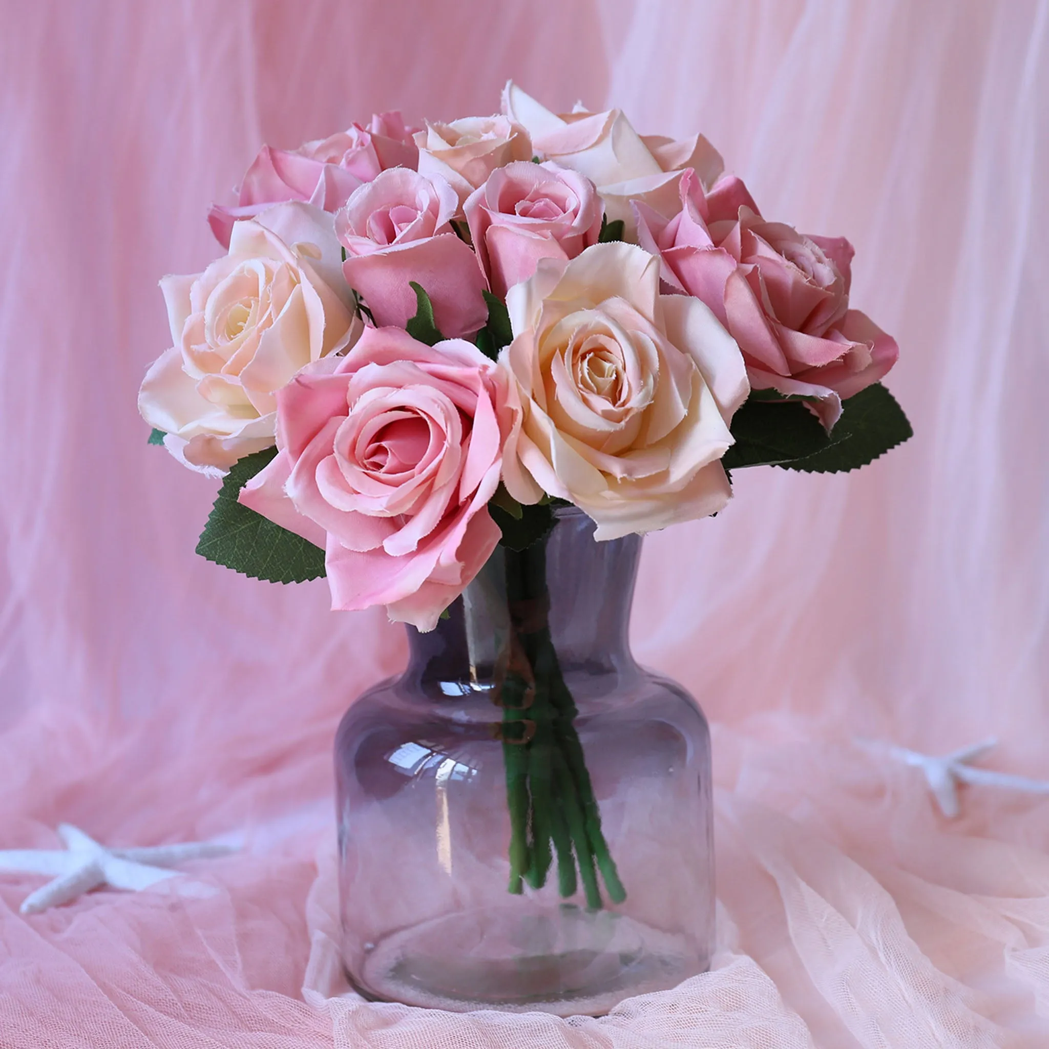 Small Artificial Flower Bouquet for Home Decor DIY Wedding Flowers