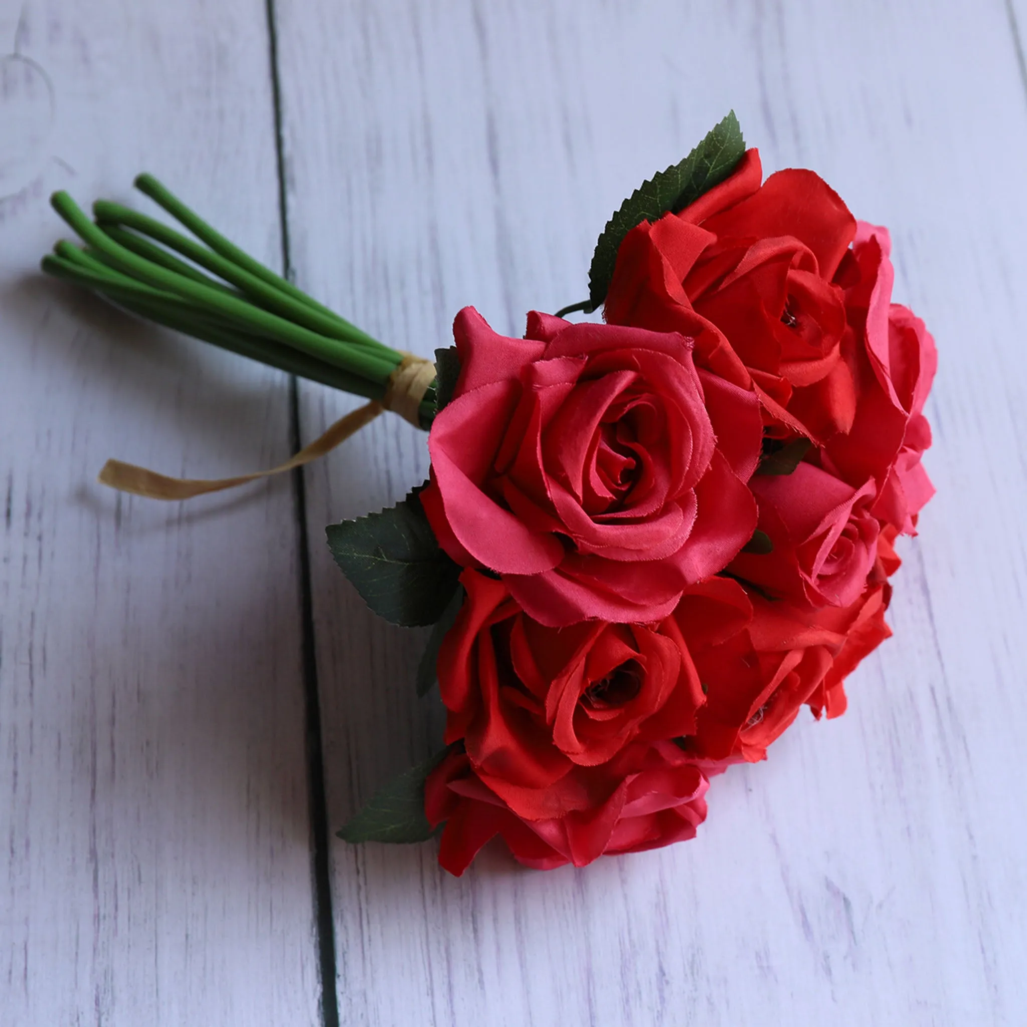 Small Artificial Flower Bouquet for Home Decor DIY Wedding Flowers