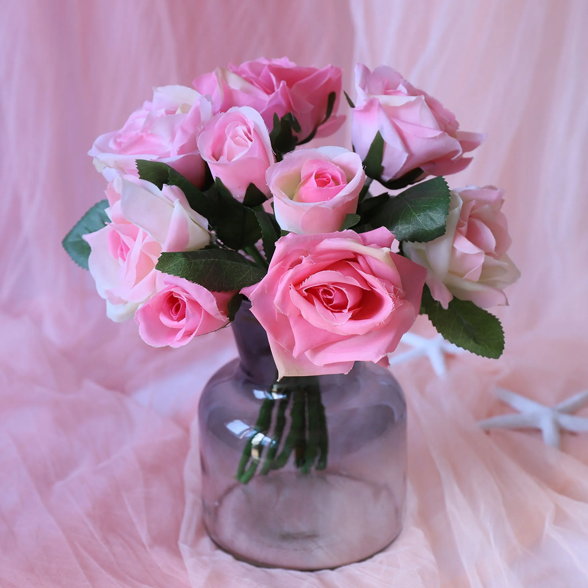 Small Artificial Flower Bouquet for Home Decor DIY Wedding Flowers