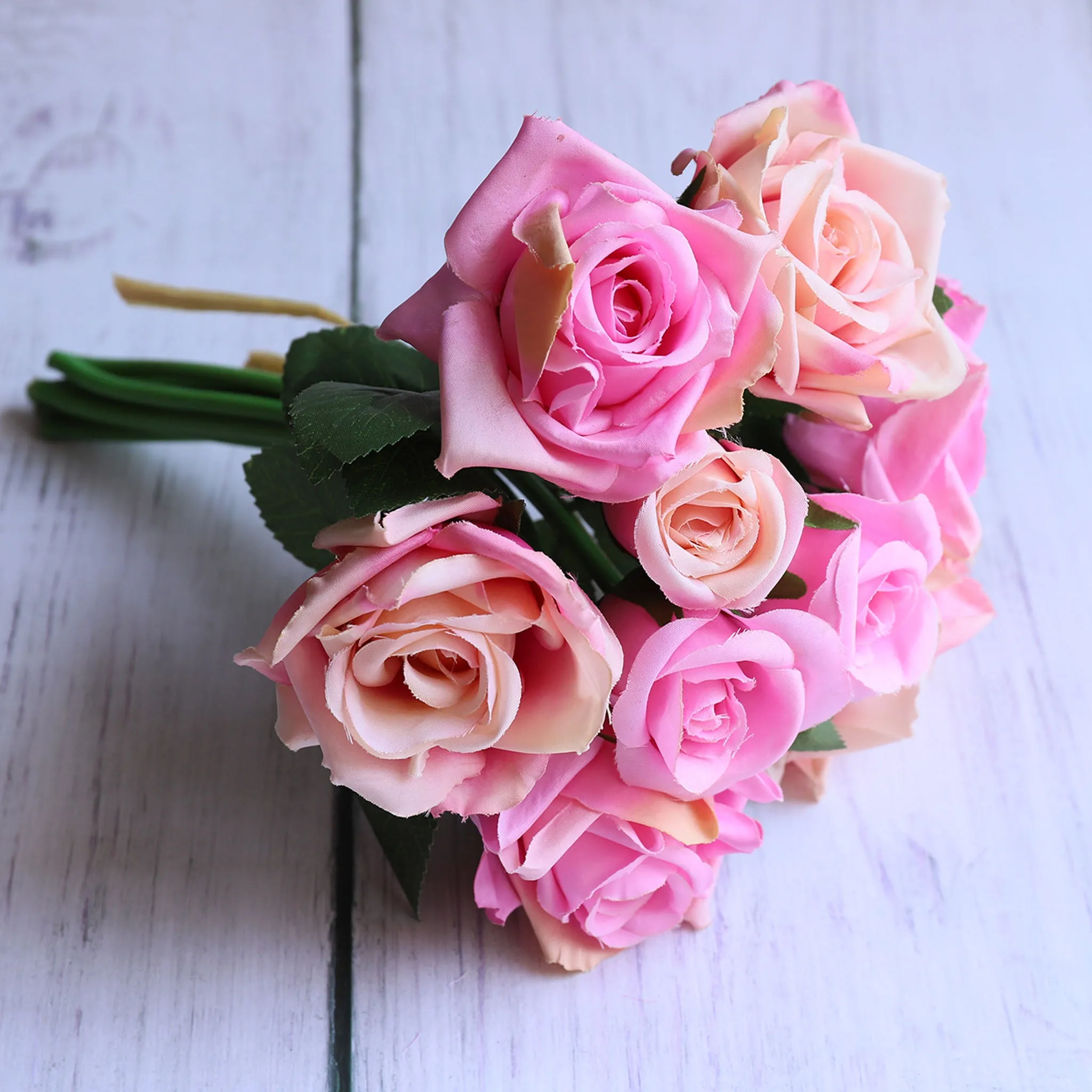Small Artificial Flower Bouquet for Home Decor DIY Wedding Flowers