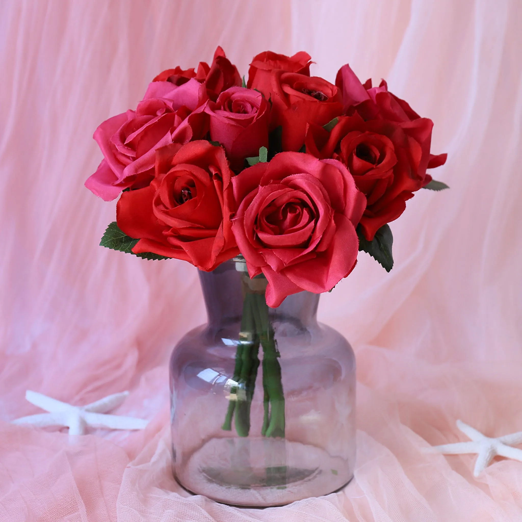Small Artificial Flower Bouquet for Home Decor DIY Wedding Flowers