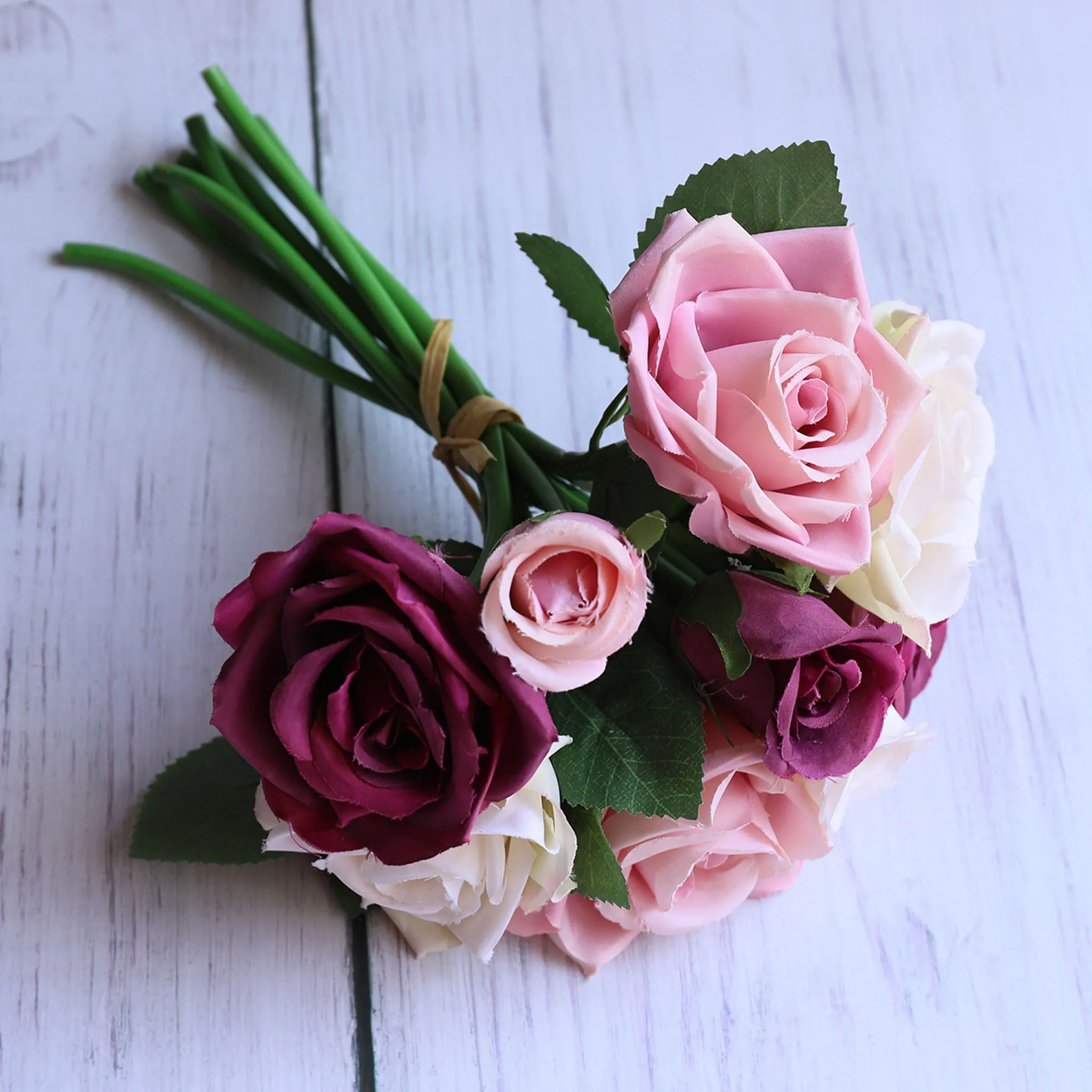 Small Artificial Flower Bouquet for Home Decor DIY Wedding Flowers