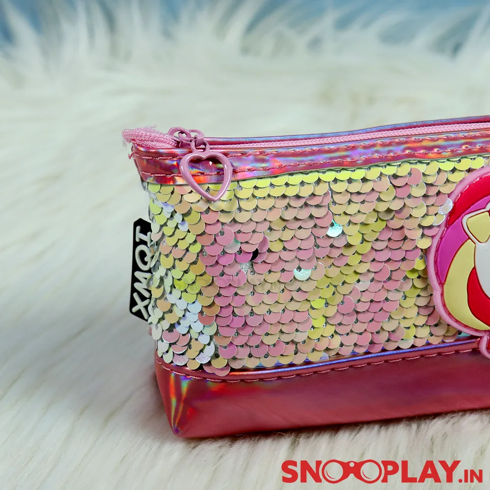 Unicorn Glitter Pencil Pouch - Assorted Colours